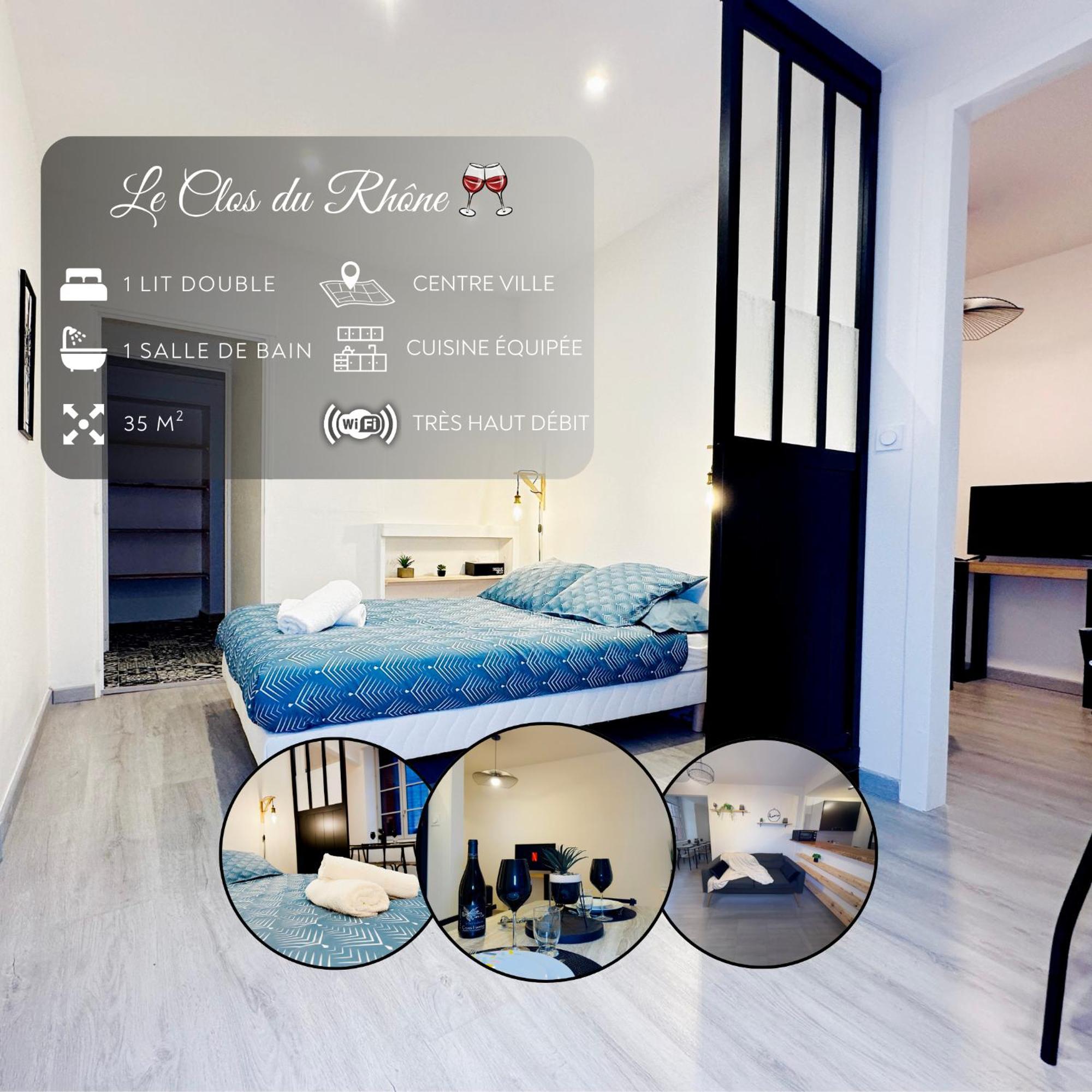 Apartamento Le Clos Du Rhone - Hypercentre - Wifi Tournon-sur-Rhone Exterior foto